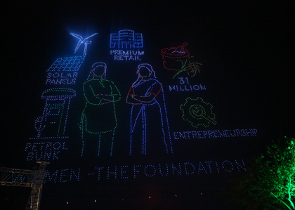 Drone show at Telangana Global Summit sets Guinness World Record | Drone show at Telangana Global Summit sets Guinness World Record Drone show at Telangana Global Summit sets Guinness World Record | Drone show at Telangana Global Summit sets Guinness World Record