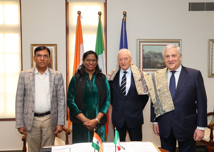 IOA and Italian National Olympic Committee sign MoU to strengthen bilateral sports cooperation | IOA and Italian National Olympic Committee sign MoU to strengthen bilateral sports cooperation IOA and Italian National Olympic Committee sign MoU to strengthen bilateral sports cooperation | IOA and Italian National Olympic Committee sign MoU to strengthen bilateral sports cooperation