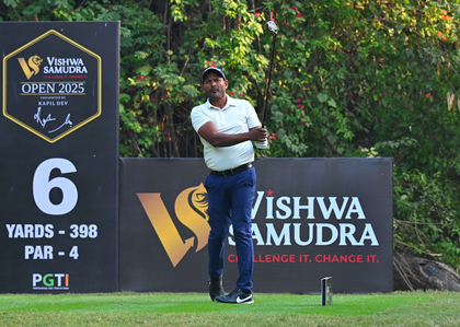 Vishwa Samudra Open 2025: Thangaraja moves to the top with day’s best 66 | Vishwa Samudra Open 2025: Thangaraja moves to the top with day’s best 66