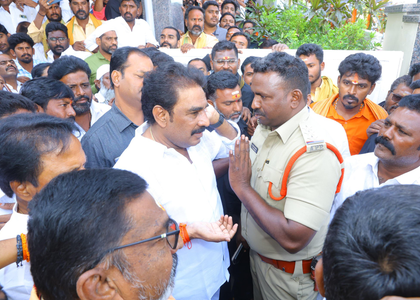 Former YSRCP MLA, brother surrender in TDP workers double-murder case | Former YSRCP MLA, brother surrender in TDP workers double-murder case