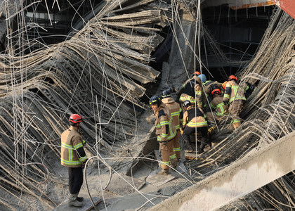 South Korea: Two killed, two trapped after collapse at library construction site in Gwangju | South Korea: Two killed, two trapped after collapse at library construction site in Gwangju South Korea: Two killed, two trapped after collapse at library construction site in Gwangju | South Korea: Two killed, two trapped after collapse at library construction site in Gwangju
