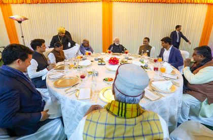 Recipe for progress: PM Modi serves governance mantras at grand NDA dinner | Recipe for progress: PM Modi serves governance mantras at grand NDA dinner