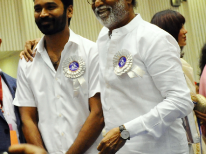 Dhanush says 'Happy birthday Thalaiva' as Rajinikanth turns 75 | Dhanush says 'Happy birthday Thalaiva' as Rajinikanth turns 75 Dhanush says 'Happy birthday Thalaiva' as Rajinikanth turns 75 | Dhanush says 'Happy birthday Thalaiva' as Rajinikanth turns 75