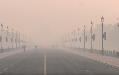 Smog blankets Delhi as AQI turns very poor again, Jahangirpuri crosses 400-mark | Smog blankets Delhi as AQI turns very poor again, Jahangirpuri crosses 400-mark