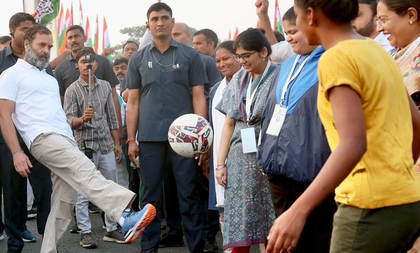 Rahul Gandhi to attend Messi’s GOAT India tour event in Hyderabad | Rahul Gandhi to attend Messi’s GOAT India tour event in Hyderabad Rahul Gandhi to attend Messi’s GOAT India tour event in Hyderabad | Rahul Gandhi to attend Messi’s GOAT India tour event in Hyderabad