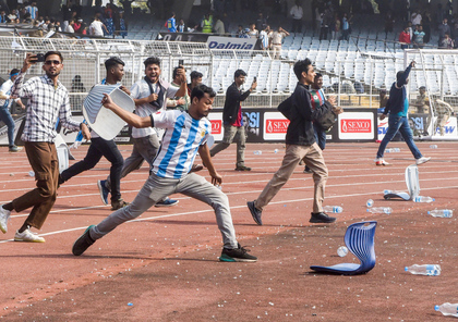 'Shameful for Bengal, Mamata should take responsibility': BJP on Messi event chaos | 'Shameful for Bengal, Mamata should take responsibility': BJP on Messi event chaos 'Shameful for Bengal, Mamata should take responsibility': BJP on Messi event chaos | 'Shameful for Bengal, Mamata should take responsibility': BJP on Messi event chaos