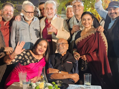 Divya Dutta shares a cherished moment from Shyam Benegal’s 90th birthday with Shabana Azmi and Naseeruddin Shah | Divya Dutta shares a cherished moment from Shyam Benegal’s 90th birthday with Shabana Azmi and Naseeruddin Shah Divya Dutta shares a cherished moment from Shyam Benegal’s 90th birthday with Shabana Azmi and Naseeruddin Shah | Divya Dutta shares a cherished moment from Shyam Benegal’s 90th birthday with Shabana Azmi and Naseeruddin Shah