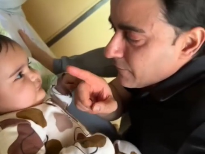 Gautam Rode enjoys a cute fight with his little bundle of joy | Gautam Rode enjoys a cute fight with his little bundle of joy Gautam Rode enjoys a cute fight with his little bundle of joy | Gautam Rode enjoys a cute fight with his little bundle of joy