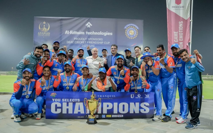 Indian Deaf Cricket Association Team wins T20 series 3-0 against Dubai’s IWDD | Indian Deaf Cricket Association Team wins T20 series 3-0 against Dubai’s IWDD Indian Deaf Cricket Association Team wins T20 series 3-0 against Dubai’s IWDD | Indian Deaf Cricket Association Team wins T20 series 3-0 against Dubai’s IWDD
