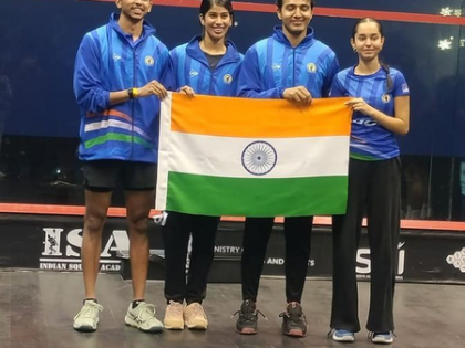 Team has done India proud: President Murmu congratulates India’s Squash World Cup-winning contingent | Team has done India proud: President Murmu congratulates India’s Squash World Cup-winning contingent Team has done India proud: President Murmu congratulates India’s Squash World Cup-winning contingent | Team has done India proud: President Murmu congratulates India’s Squash World Cup-winning contingent