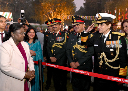 President Murmu leads commemoration of 1971 War victory at Army’s ‘At Home’ | President Murmu leads commemoration of 1971 War victory at Army’s ‘At Home’ President Murmu leads commemoration of 1971 War victory at Army’s ‘At Home’ | President Murmu leads commemoration of 1971 War victory at Army’s ‘At Home’