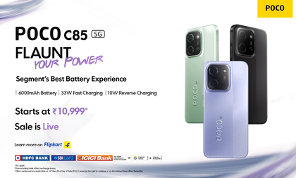 POCO C85 5G 1st sale goes live, with best battery experience at a disruptive price | POCO C85 5G 1st sale goes live, with best battery experience at a disruptive price POCO C85 5G 1st sale goes live, with best battery experience at a disruptive price | POCO C85 5G 1st sale goes live, with best battery experience at a disruptive price