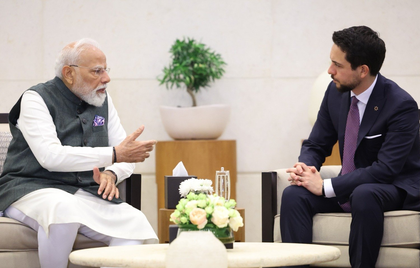 PM Modi lauds Jordan's Crown Prince's contributions to youth development, innovation | PM Modi lauds Jordan's Crown Prince's contributions to youth development, innovation PM Modi lauds Jordan's Crown Prince's contributions to youth development, innovation | PM Modi lauds Jordan's Crown Prince's contributions to youth development, innovation
