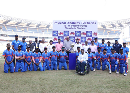 India B outclass India A by 83 runs in the opening match of Physical Disability T20 Series | India B outclass India A by 83 runs in the opening match of Physical Disability T20 Series India B outclass India A by 83 runs in the opening match of Physical Disability T20 Series | India B outclass India A by 83 runs in the opening match of Physical Disability T20 Series