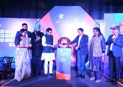 Cycling: Pune Grand Tour unveils its heritage-inspired Trophy at National Capital Cycling: Pune Grand Tour unveils its heritage-inspired Trophy at National Capital