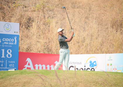 CIDCO Open 2025: Veer Ahlawat fires a second straight 65 to build a three-shot lead in Round Two | CIDCO Open 2025: Veer Ahlawat fires a second straight 65 to build a three-shot lead in Round Two