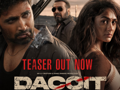 Action-packed teaser of Adivi Sesh, Mrunal Thakur-starrer 'Dacoit' released | Action-packed teaser of Adivi Sesh, Mrunal Thakur-starrer 'Dacoit' released Action-packed teaser of Adivi Sesh, Mrunal Thakur-starrer 'Dacoit' released | Action-packed teaser of Adivi Sesh, Mrunal Thakur-starrer 'Dacoit' released