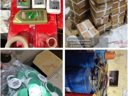 Delhi: Fake lubricant manufacturing unit busted in Nangloi; Rs 1 cr stock seized | Delhi: Fake lubricant manufacturing unit busted in Nangloi; Rs 1 cr stock seized Delhi: Fake lubricant manufacturing unit busted in Nangloi; Rs 1 cr stock seized | Delhi: Fake lubricant manufacturing unit busted in Nangloi; Rs 1 cr stock seized