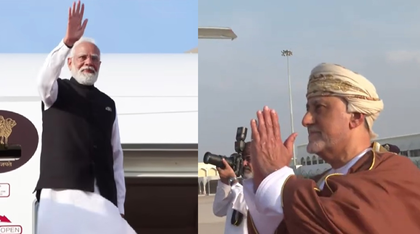 As PM Modi concludes landmark visit, Oman Sultan's brother bids farewell with 'Namaste' | As PM Modi concludes landmark visit, Oman Sultan's brother bids farewell with 'Namaste' As PM Modi concludes landmark visit, Oman Sultan's brother bids farewell with 'Namaste' | As PM Modi concludes landmark visit, Oman Sultan's brother bids farewell with 'Namaste'