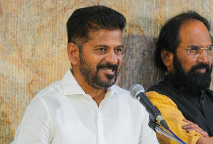 Telangana CM Revanth Reddy dares KCR to debate on river water allocation | Telangana CM Revanth Reddy dares KCR to debate on river water allocation Telangana CM Revanth Reddy dares KCR to debate on river water allocation | Telangana CM Revanth Reddy dares KCR to debate on river water allocation