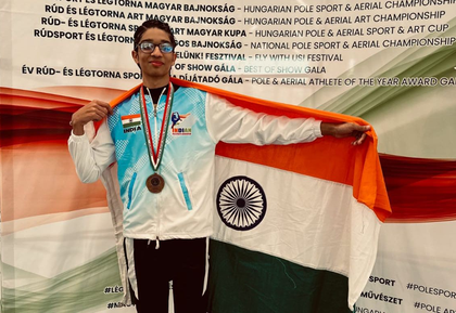 India’s Vir Gahrotra wins historic gold at Pole and Aerial Sports World C'ship | India’s Vir Gahrotra wins historic gold at Pole and Aerial Sports World C'ship India’s Vir Gahrotra wins historic gold at Pole and Aerial Sports World C'ship | India’s Vir Gahrotra wins historic gold at Pole and Aerial Sports World C'ship