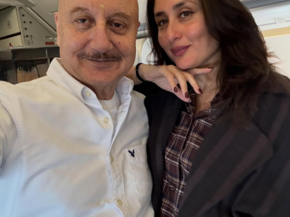 Anupam Kher recalls his first meet with Kareena Kapoor as he bumps into her on the flight | Anupam Kher recalls his first meet with Kareena Kapoor as he bumps into her on the flight Anupam Kher recalls his first meet with Kareena Kapoor as he bumps into her on the flight | Anupam Kher recalls his first meet with Kareena Kapoor as he bumps into her on the flight