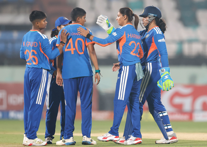 1st T20I: Bowlers help India Women restrict Sri Lanka to 121/6 | 1st T20I: Bowlers help India Women restrict Sri Lanka to 121/6 1st T20I: Bowlers help India Women restrict Sri Lanka to 121/6 | 1st T20I: Bowlers help India Women restrict Sri Lanka to 121/6