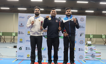 National Shooting C'ship: Navy’s Kiran Ankush Jadhav claims 10m air rifle gold
