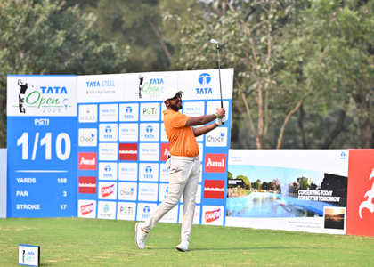 Tata Open 2025: Yuvraj Sandhu moves to the top with a sizzling 64 in Round Two | Tata Open 2025: Yuvraj Sandhu moves to the top with a sizzling 64 in Round Two