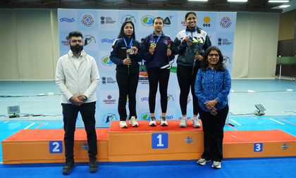 National Shooting C'ship: Tilottama Sen claims women’s 50m Rifle 3P gold | National Shooting C'ship: Tilottama Sen claims women’s 50m Rifle 3P gold