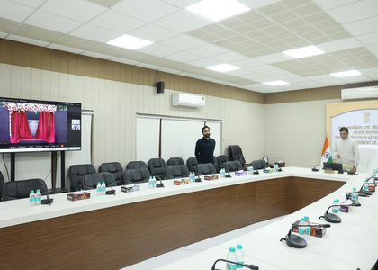 Sports Min Mandaviya virtually inaugurates foundation stone laying of high performance centre at SAI Bengaluru | Sports Min Mandaviya virtually inaugurates foundation stone laying of high performance centre at SAI Bengaluru