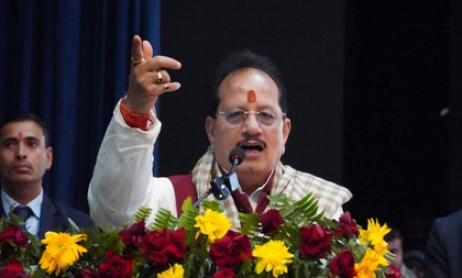 Bihar: Dy CM Sinha sings song during public meeting | Bihar: Dy CM Sinha sings song during public meeting Bihar: Dy CM Sinha sings song during public meeting | Bihar: Dy CM Sinha sings song during public meeting