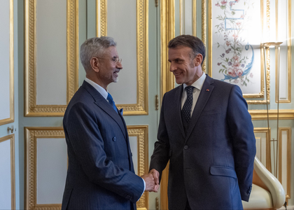 EAM Jaishankar meets French President Macron, underscores strategic partnership amid global shifts | EAM Jaishankar meets French President Macron, underscores strategic partnership amid global shifts EAM Jaishankar meets French President Macron, underscores strategic partnership amid global shifts | EAM Jaishankar meets French President Macron, underscores strategic partnership amid global shifts