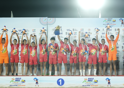 KIBG 2026: Kerala men, Odisha women retain Beach Soccer gold medals; Madhya Pradesh atop standings | KIBG 2026: Kerala men, Odisha women retain Beach Soccer gold medals; Madhya Pradesh atop standings