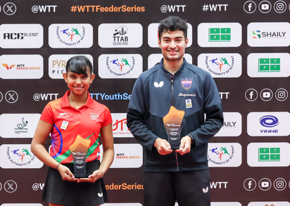 WTT Feeder Series: Payas Jain wins mixed doubles title with Syndrela Das, enters men’s singles final | WTT Feeder Series: Payas Jain wins mixed doubles title with Syndrela Das, enters men’s singles final WTT Feeder Series: Payas Jain wins mixed doubles title with Syndrela Das, enters men’s singles final | WTT Feeder Series: Payas Jain wins mixed doubles title with Syndrela Das, enters men’s singles final