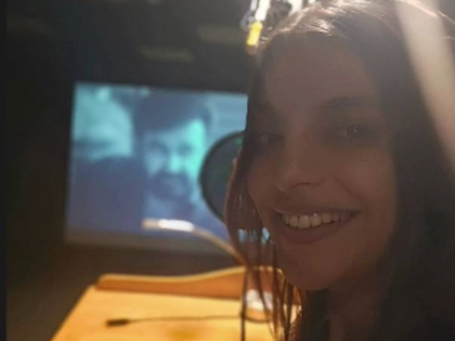 Santhi Mayadevi dubs for Mohanlal's 'Drishyam 3' | Santhi Mayadevi dubs for Mohanlal's 'Drishyam 3' Santhi Mayadevi dubs for Mohanlal's 'Drishyam 3' | Santhi Mayadevi dubs for Mohanlal's 'Drishyam 3'