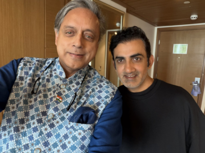 'The man with the toughest job after PM,' says Tharoor after meeting Gambhir | 'The man with the toughest job after PM,' says Tharoor after meeting Gambhir 'The man with the toughest job after PM,' says Tharoor after meeting Gambhir | 'The man with the toughest job after PM,' says Tharoor after meeting Gambhir