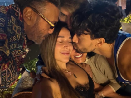 Krishna Shroff shares an adorable pic of father Jackie Shroff, brother Tiger Shroff kissing her on birthday | Krishna Shroff shares an adorable pic of father Jackie Shroff, brother Tiger Shroff kissing her on birthday Krishna Shroff shares an adorable pic of father Jackie Shroff, brother Tiger Shroff kissing her on birthday | Krishna Shroff shares an adorable pic of father Jackie Shroff, brother Tiger Shroff kissing her on birthday