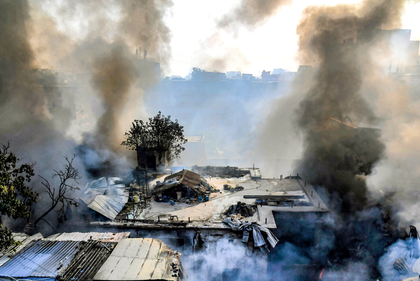 BJP protests, accuses Trinamool of setting its leader's house on fire in Bankura; ruling party denies role | BJP protests, accuses Trinamool of setting its leader's house on fire in Bankura; ruling party denies role BJP protests, accuses Trinamool of setting its leader's house on fire in Bankura; ruling party denies role | BJP protests, accuses Trinamool of setting its leader's house on fire in Bankura; ruling party denies role