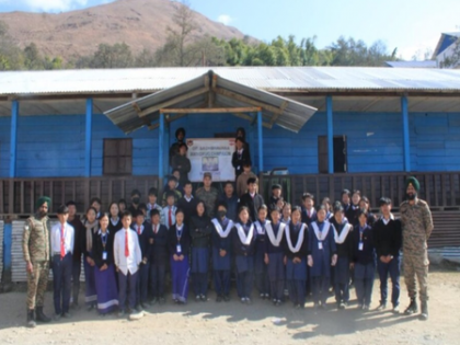 Indian Army leads anti-drug rally in Arunachal's Manigong to promote awareness | Indian Army leads anti-drug rally in Arunachal's Manigong to promote awareness Indian Army leads anti-drug rally in Arunachal's Manigong to promote awareness | Indian Army leads anti-drug rally in Arunachal's Manigong to promote awareness