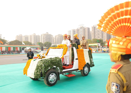 Ahmedabad projected as ‘Sports City of India’ at Republic Day celebrations | Ahmedabad projected as ‘Sports City of India’ at Republic Day celebrations Ahmedabad projected as ‘Sports City of India’ at Republic Day celebrations | Ahmedabad projected as ‘Sports City of India’ at Republic Day celebrations