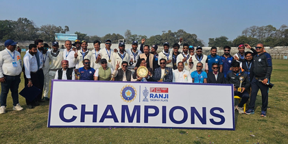Proud of the character shown by players, says BCA chief Harsh Vardhan after historic Ranji Plate triumph | Proud of the character shown by players, says BCA chief Harsh Vardhan after historic Ranji Plate triumph Proud of the character shown by players, says BCA chief Harsh Vardhan after historic Ranji Plate triumph | Proud of the character shown by players, says BCA chief Harsh Vardhan after historic Ranji Plate triumph