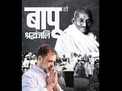"Immortal soul of India", Congress pays tribute to the Father of Nation on death anniversary | "Immortal soul of India", Congress pays tribute to the Father of Nation on death anniversary "Immortal soul of India", Congress pays tribute to the Father of Nation on death anniversary | "Immortal soul of India", Congress pays tribute to the Father of Nation on death anniversary