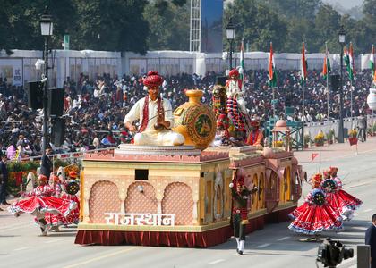 R-Day: Rajasthan Tableau wins popular choice award at Delhi Parade | R-Day: Rajasthan Tableau wins popular choice award at Delhi Parade R-Day: Rajasthan Tableau wins popular choice award at Delhi Parade | R-Day: Rajasthan Tableau wins popular choice award at Delhi Parade