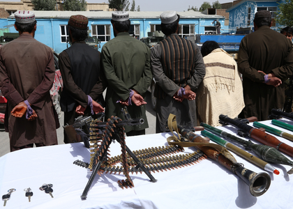 Afghan police find arms in car, arrest two suspects | Afghan police find arms in car, arrest two suspects Afghan police find arms in car, arrest two suspects | Afghan police find arms in car, arrest two suspects
