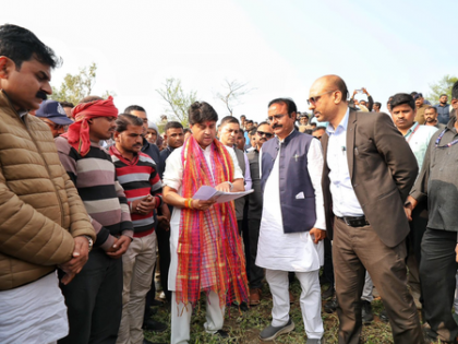 Jyotiraditya Scindia assures compensation for crops destroyed by hailstorm in MP's Guna | Jyotiraditya Scindia assures compensation for crops destroyed by hailstorm in MP's Guna Jyotiraditya Scindia assures compensation for crops destroyed by hailstorm in MP's Guna | Jyotiraditya Scindia assures compensation for crops destroyed by hailstorm in MP's Guna