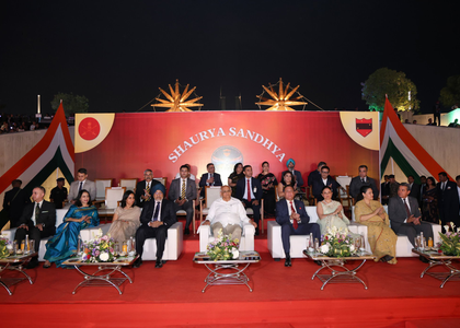 Shaurya Sandhya - a gesture of respect, gratitude towards gallantry, distinguished service awardees, says Gujarat CM | Shaurya Sandhya - a gesture of respect, gratitude towards gallantry, distinguished service awardees, says Gujarat CM Shaurya Sandhya - a gesture of respect, gratitude towards gallantry, distinguished service awardees, says Gujarat CM | Shaurya Sandhya - a gesture of respect, gratitude towards gallantry, distinguished service awardees, says Gujarat CM