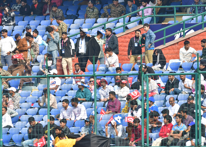 T20 WC: Strong crowd turns up at Arun Jaitley Stadium for Namibia–Netherlands clash | T20 WC: Strong crowd turns up at Arun Jaitley Stadium for Namibia–Netherlands clash