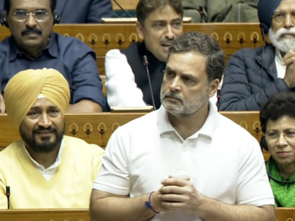 Finance Minister likes to smile a lot; what have you done with our data: Rahul Gandhi | Finance Minister likes to smile a lot; what have you done with our data: Rahul Gandhi Finance Minister likes to smile a lot; what have you done with our data: Rahul Gandhi | Finance Minister likes to smile a lot; what have you done with our data: Rahul Gandhi