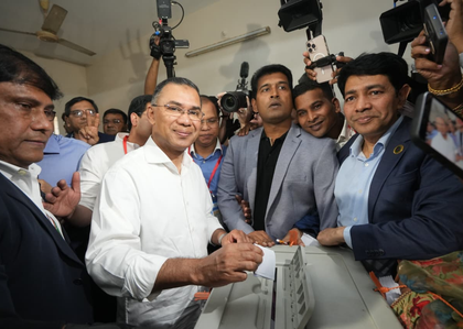 Bangladesh polls: Tarique Rahman casts vote, vows BNP will start 'new democratic' chapter | Bangladesh polls: Tarique Rahman casts vote, vows BNP will start 'new democratic' chapter Bangladesh polls: Tarique Rahman casts vote, vows BNP will start 'new democratic' chapter | Bangladesh polls: Tarique Rahman casts vote, vows BNP will start 'new democratic' chapter